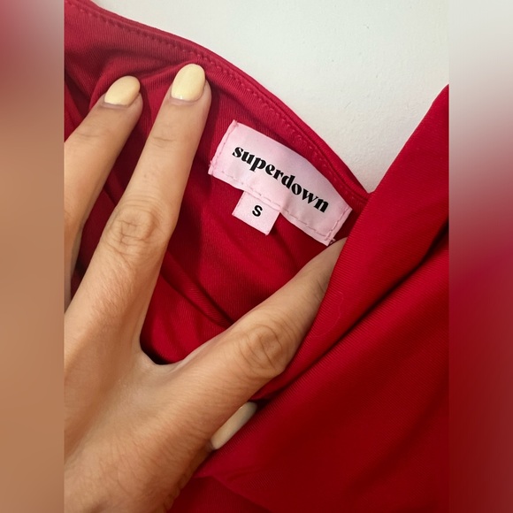 Revolve Superdown Veronica Cut Out Dress in Red - Picture 7 of 7